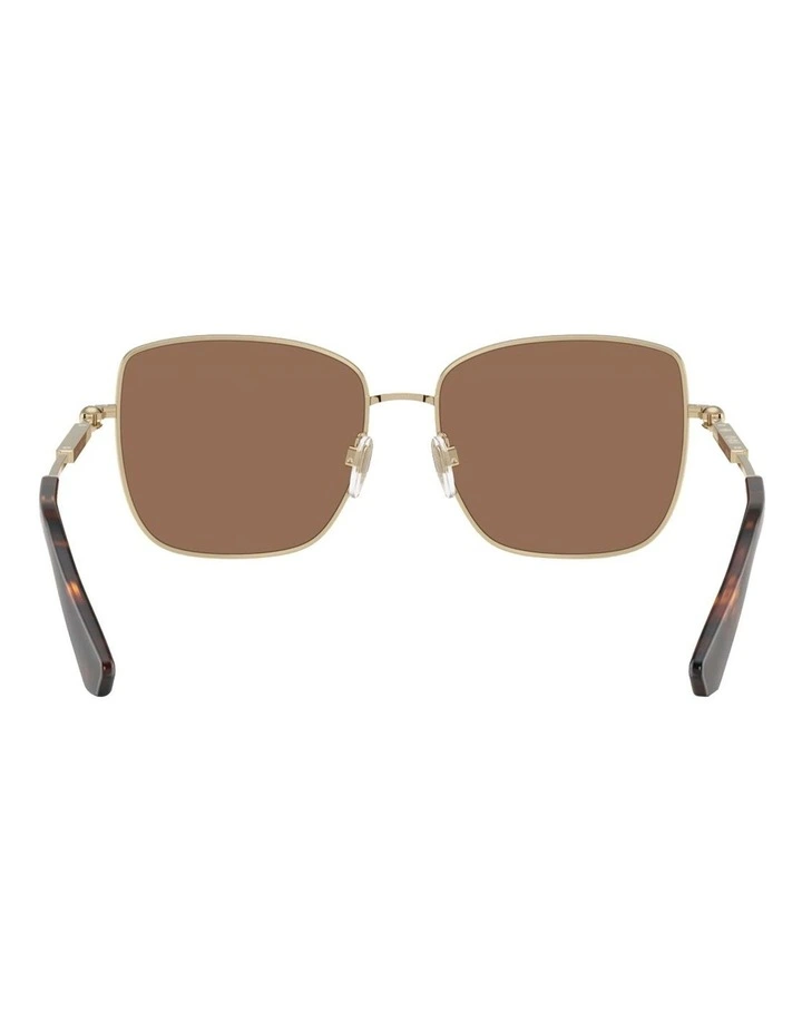Burberry Metal Sunglasses in Gold image 4