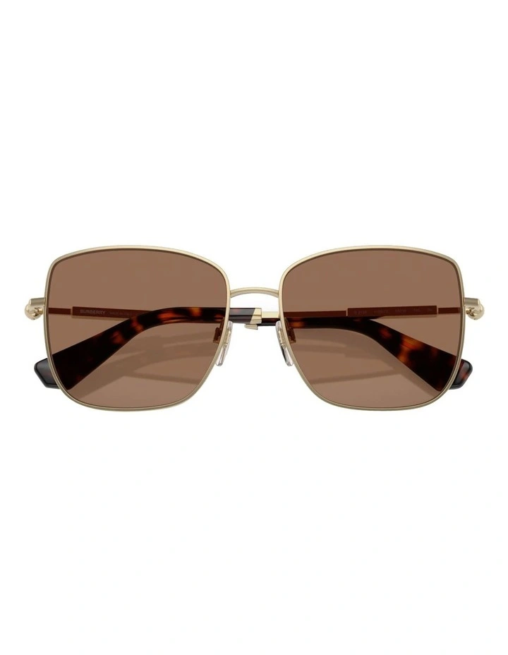 Burberry Metal Sunglasses in Gold image 5