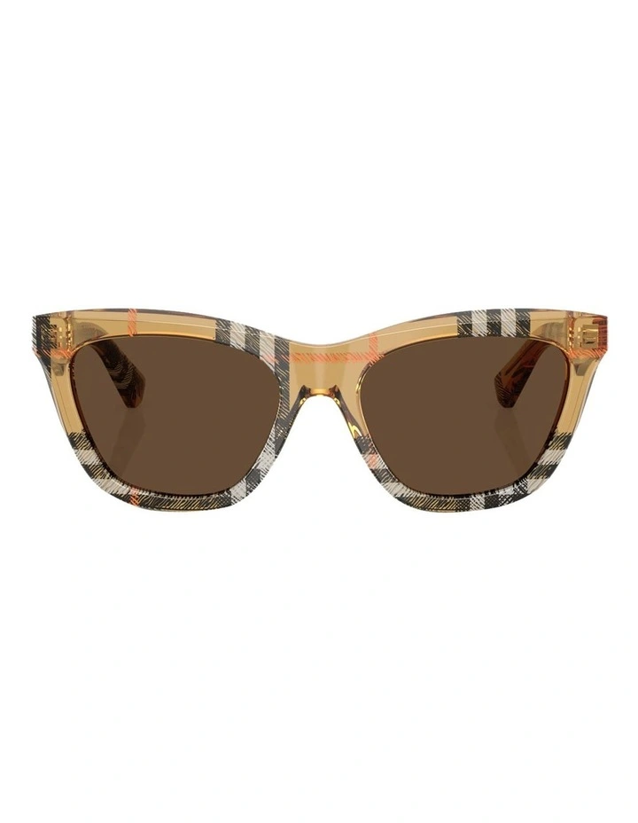 Burberry Acetate Sunglasses in Brown image 2
