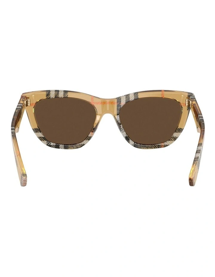 Burberry Acetate Sunglasses in Brown image 4