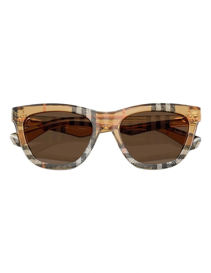 Burberry Acetate Sunglasses in Brown image 5