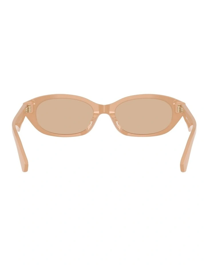 Burberry Acetate Sunglasses in Beige image 4