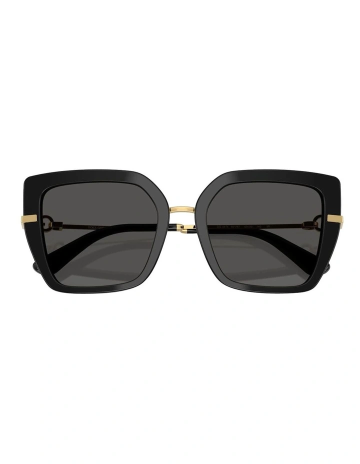 Dolce&Gabbana Acetate Sunglasses in Black image 4