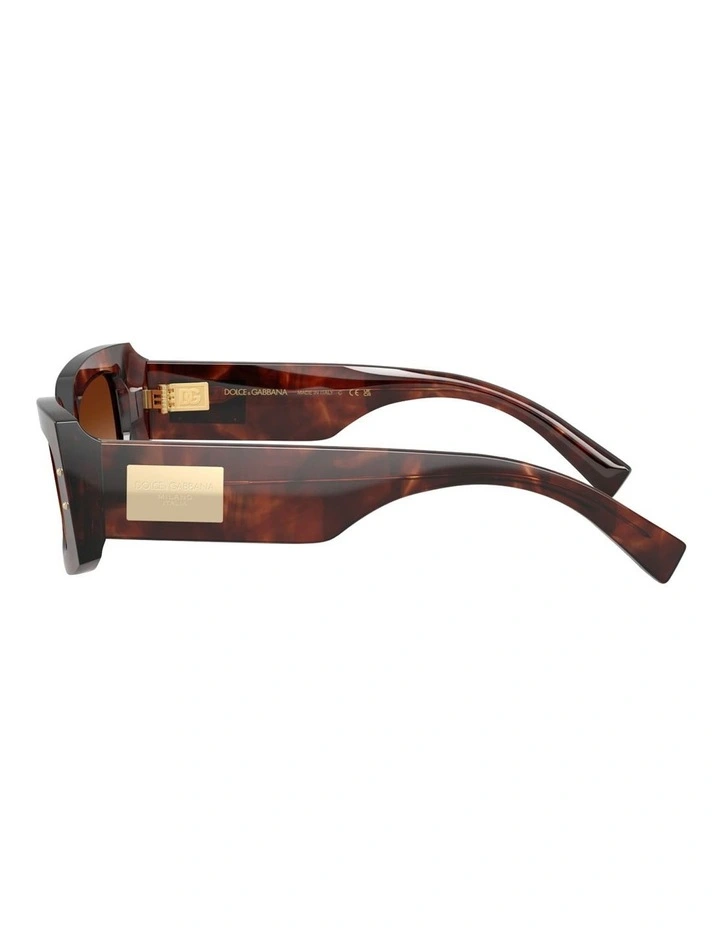 Dolce&Gabbana Acetate Sunglasses in Red image 3