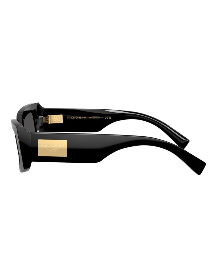 Dolce&Gabbana Acetate Sunglasses in Black image 3
