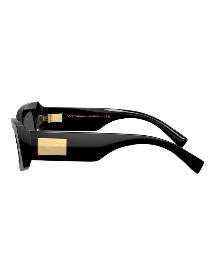 Dolce&Gabbana Acetate Sunglasses in Black image 3
