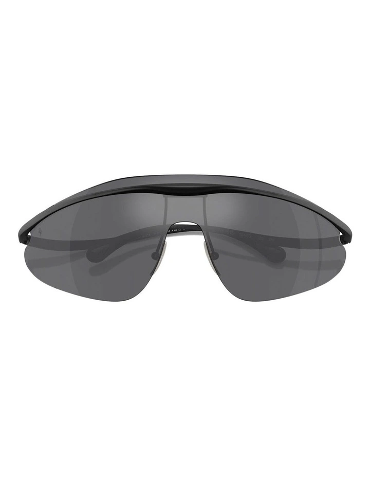 Ferrari Metal Sunglasses in Black image 2