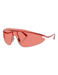 Ferrari  Metal Sunglasses in Red
