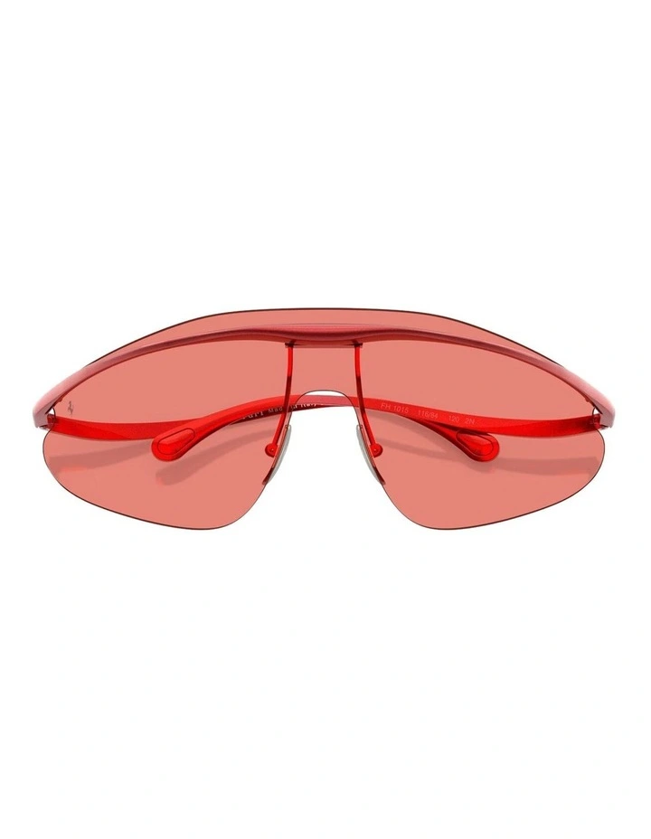 Ferrari Metal Sunglasses in Red image 2