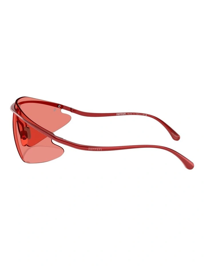 Ferrari Metal Sunglasses in Red image 3