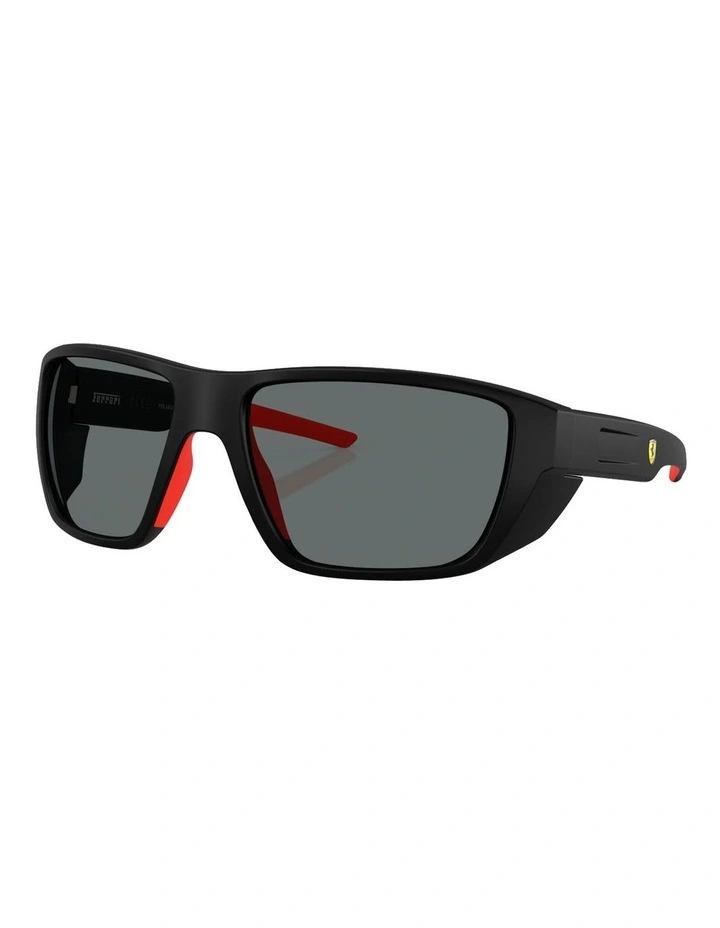 Scuderia Ferrari Injected Polarised Sunglasses in Black image 1