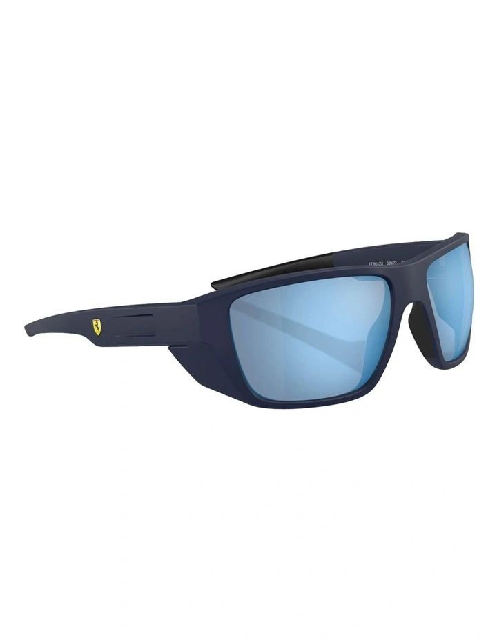 Scuderia Ferrari Injected Polarised Sunglasses in Blue image 6