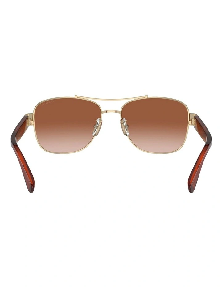 Metal Sunglasses CR617 in Gold image 4
