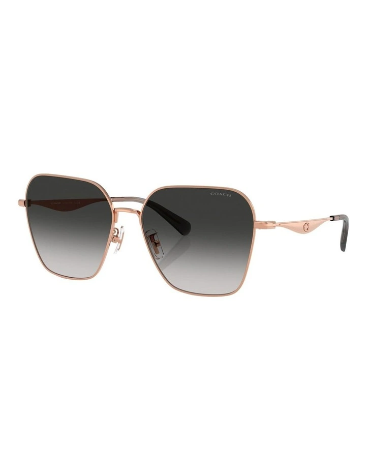Coach CW189 Metal Sunglasses in Gold image 1