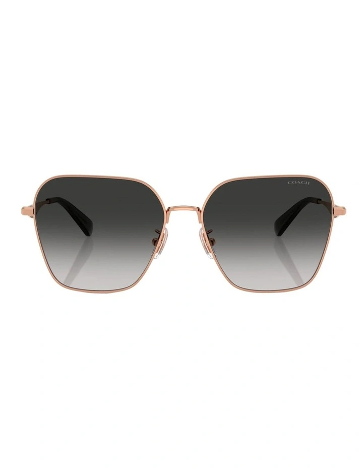 Coach CW189 Metal Sunglasses in Gold image 2