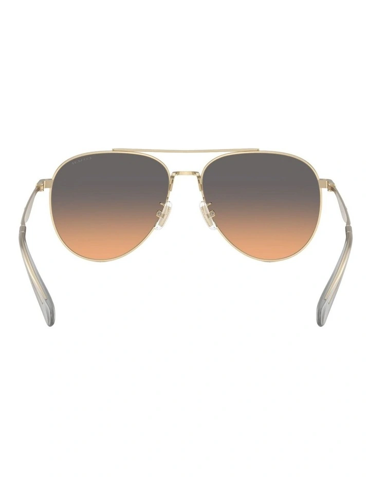 Coach CW193 Metal Sunglasses in Gold image 4
