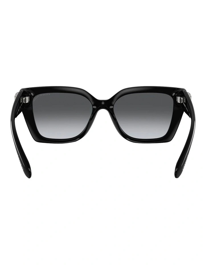 Coach CW195 Injected Polarised Sunglasses in Black image 4
