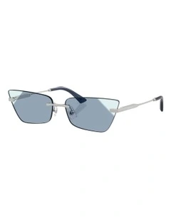 Jimmy Choo  Metal Sunglasses in Silver