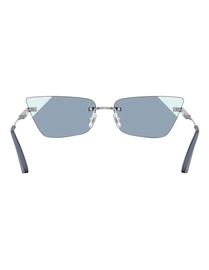 Jimmy Choo Metal Sunglasses in Silver image 4