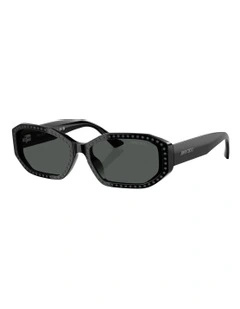 Acetate Sunglasses in Black