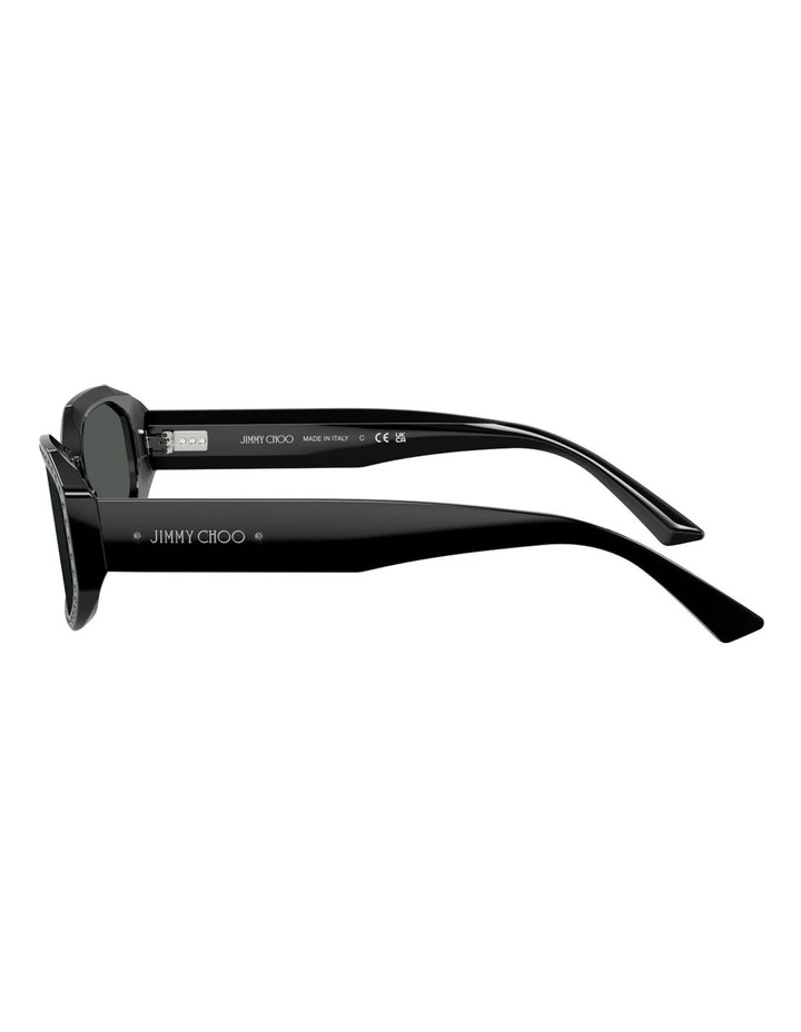 Acetate Sunglasses in Black image 3