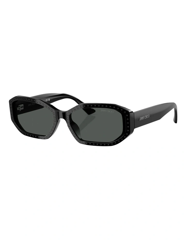 Acetate Sunglasses in Black image 1