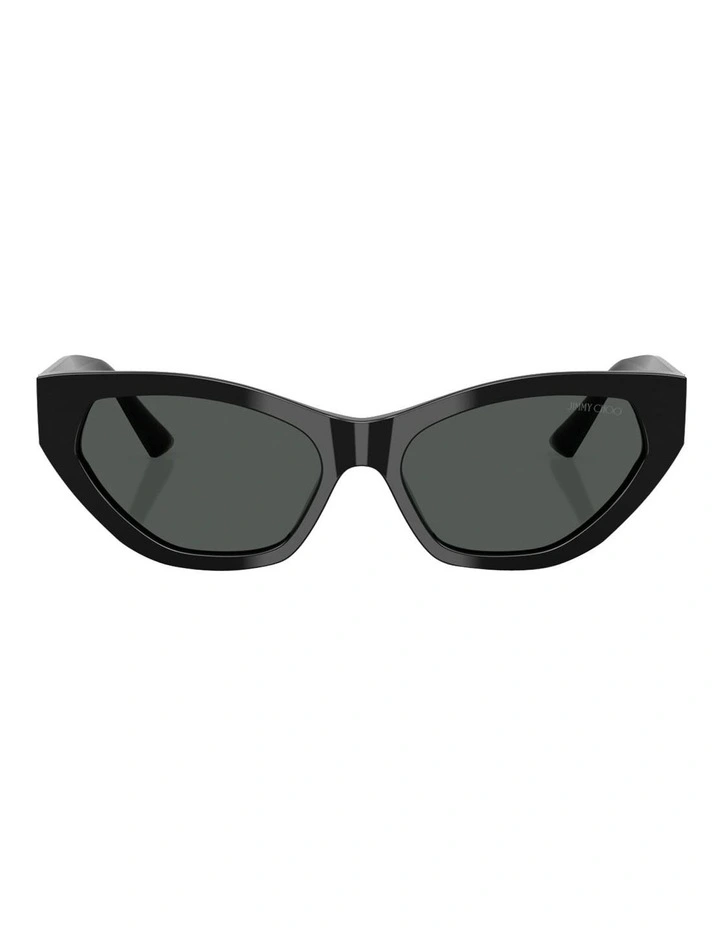 Acetate Sunglasses in Black image 2