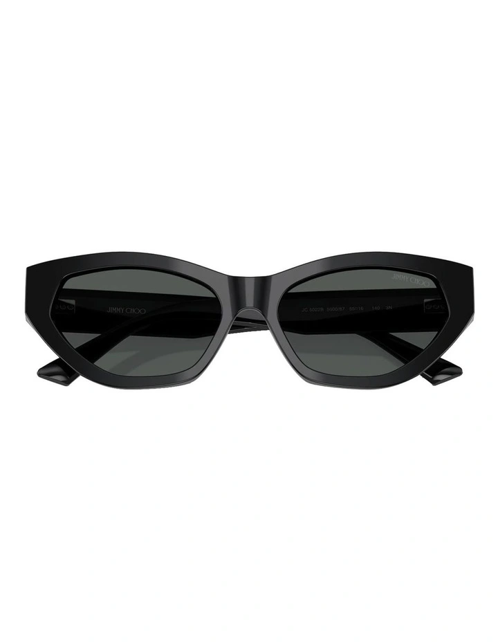 Acetate Sunglasses in Black image 5