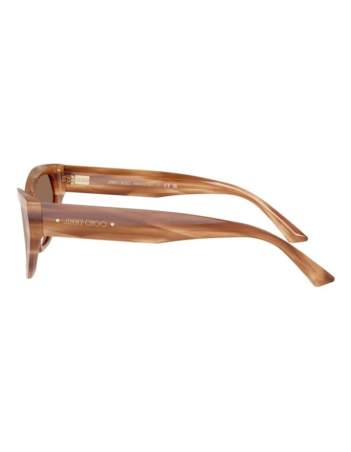 Acetate Sunglasses in Brown image 3