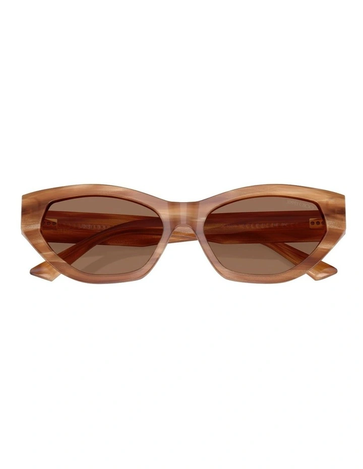 Acetate Sunglasses in Brown image 5