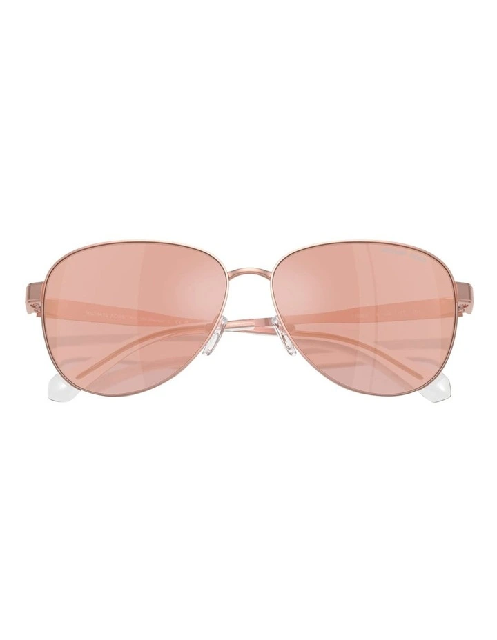 Biarritz Metal Sunglasses in Pink image 5