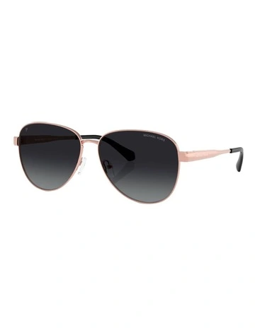 Biarritz Metal Polarised Sunglasses in Pink
