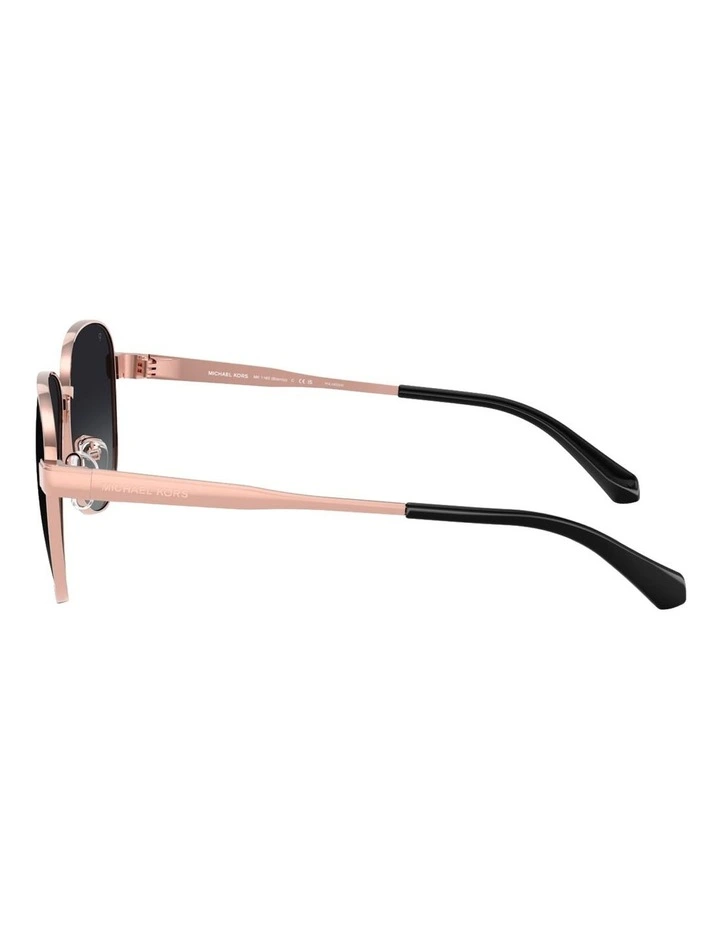 Biarritz Metal Polarised Sunglasses in Pink image 3