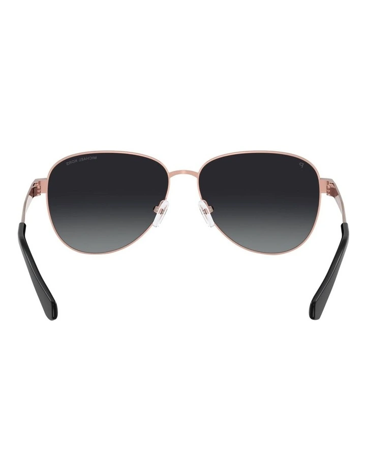 Biarritz Metal Polarised Sunglasses in Pink image 4