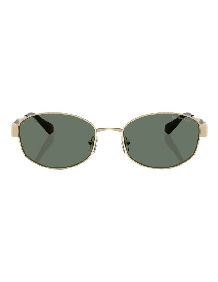 Monte Carlo Metal Sunglasses in Gold image 2