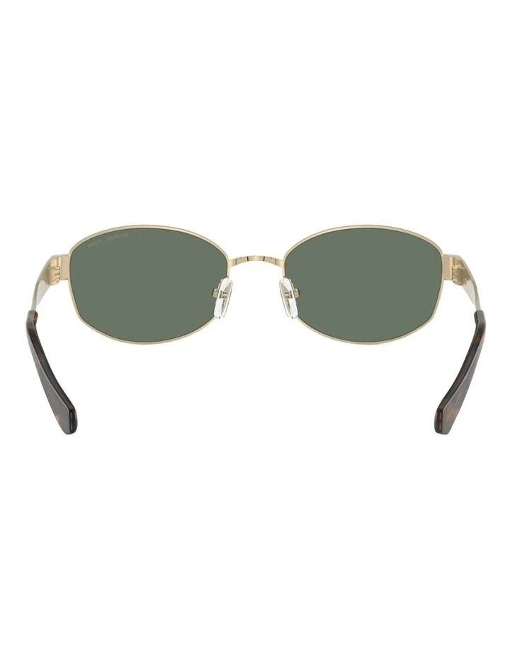 Monte Carlo Metal Sunglasses in Gold image 4