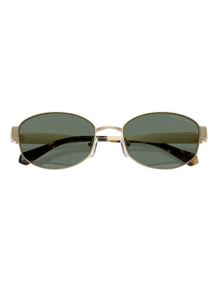 Monte Carlo Metal Sunglasses in Gold image 5
