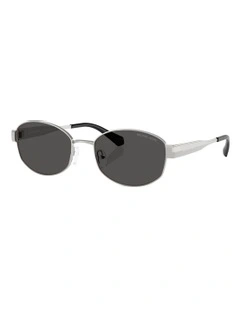 Monte Carlo Metal Sunglasses in Silver