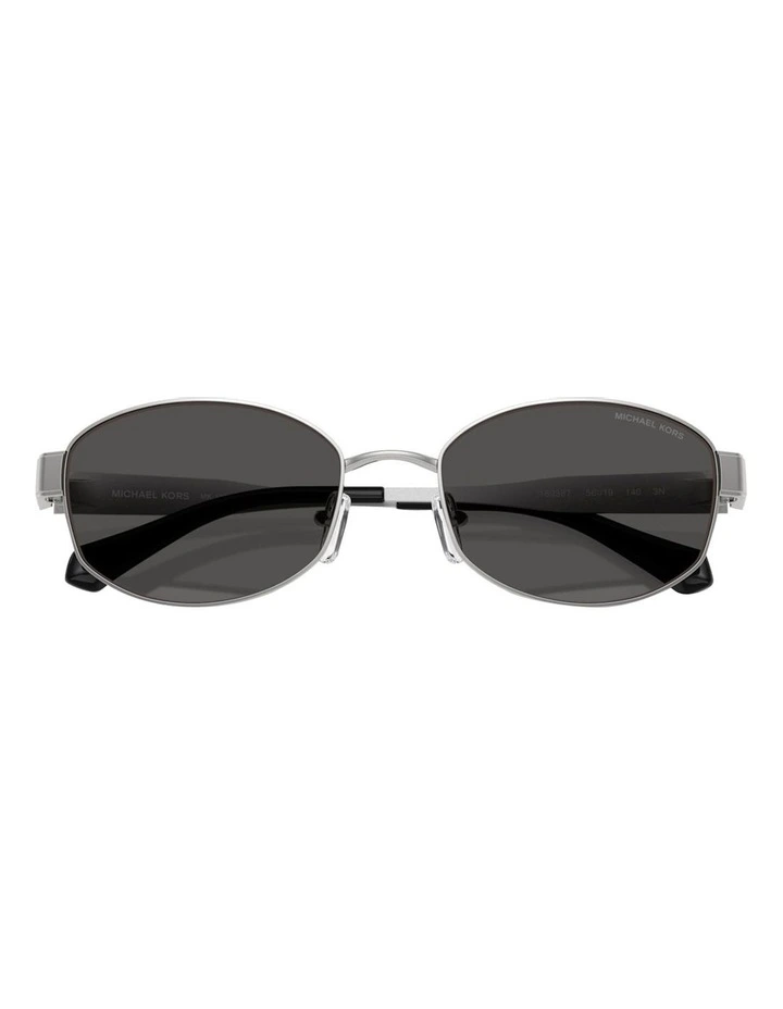 Monte Carlo Metal Sunglasses in Silver image 5