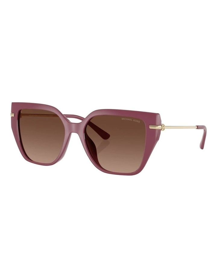 Michael Kors St. Barths Injected Polarised Sunglasses in Violet image 1