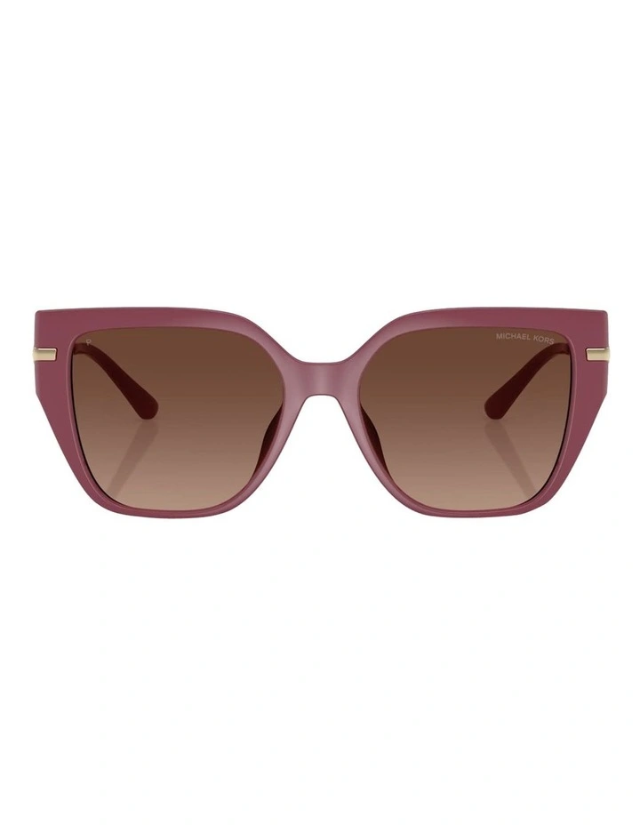 Michael Kors St. Barths Injected Polarised Sunglasses in Violet image 2