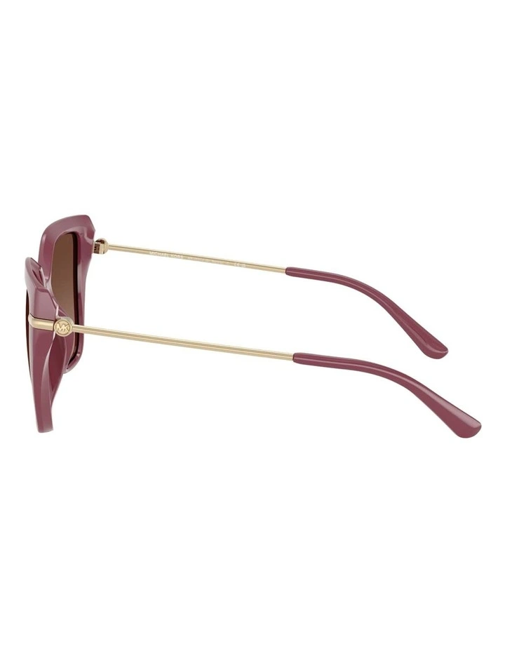 Michael Kors St. Barths Injected Polarised Sunglasses in Violet image 3
