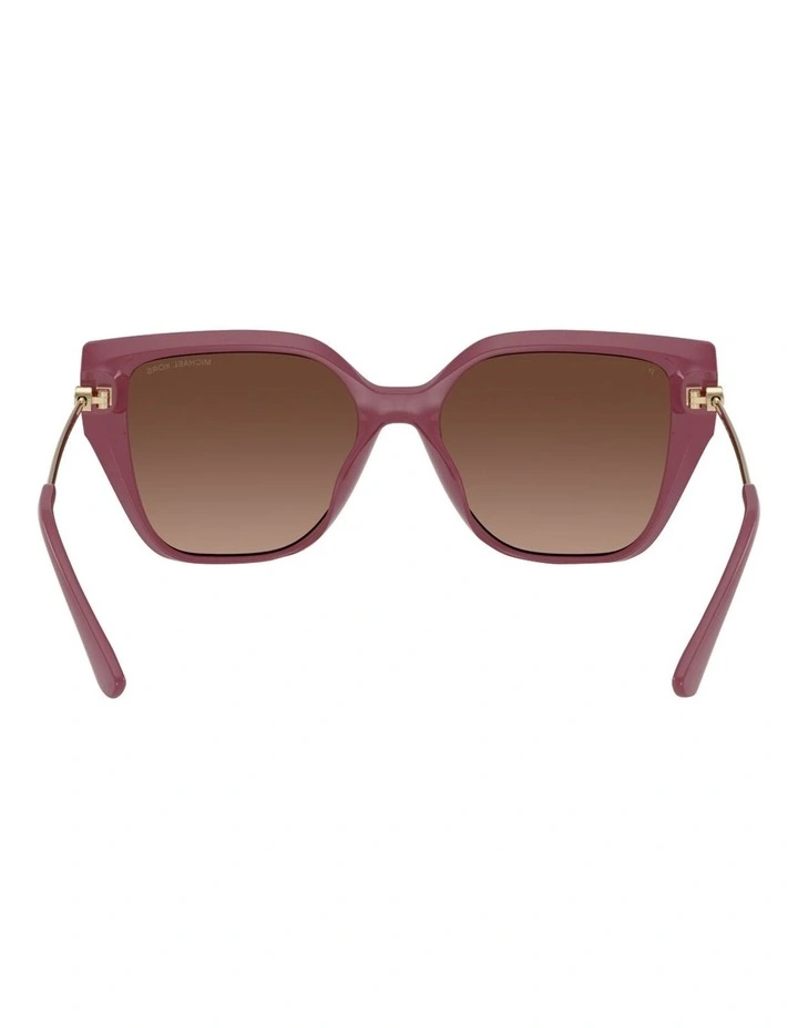 Michael Kors St. Barths Injected Polarised Sunglasses in Violet image 4