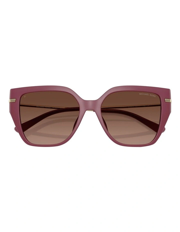 Michael Kors St. Barths Injected Polarised Sunglasses in Violet image 5