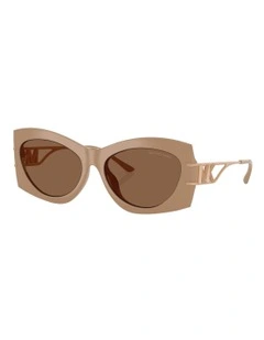 Navarra Injected Sunglasses in Beige