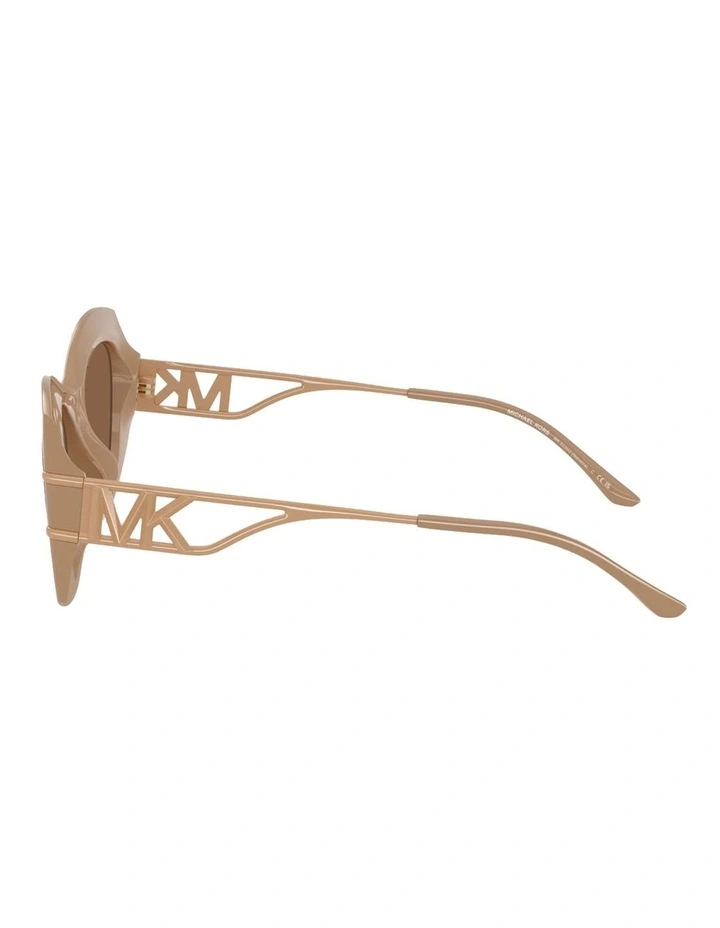 Navarra Injected Sunglasses in Beige image 3
