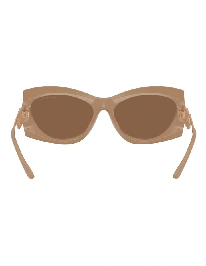 Navarra Injected Sunglasses in Beige image 4