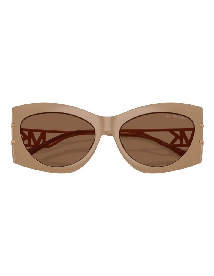 Navarra Injected Sunglasses in Beige image 5