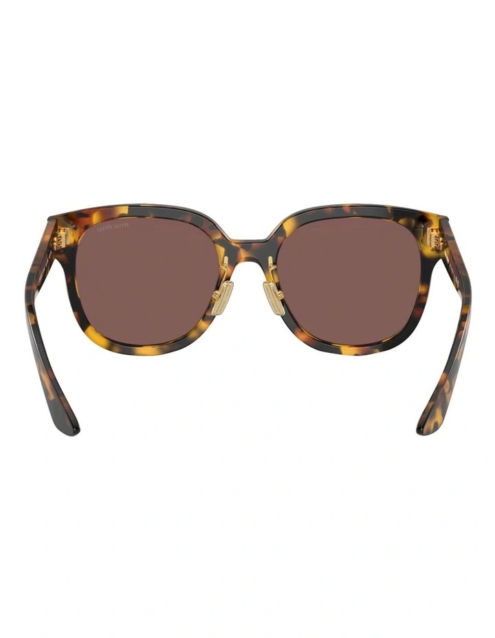 Miu Miu MU 01ZS Acetate Sunglasses in Tortoise image 4