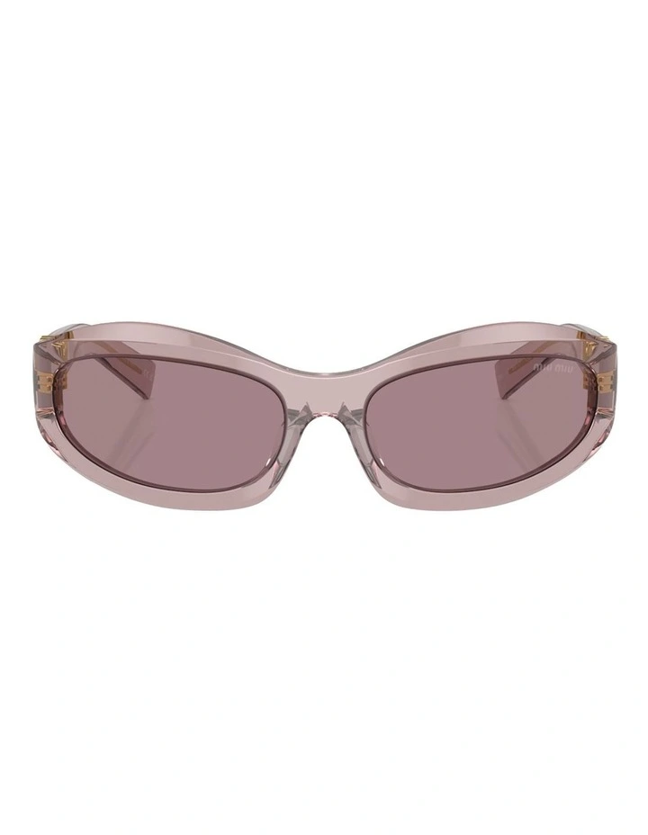 Acetate Sunglasses in Violet image 2